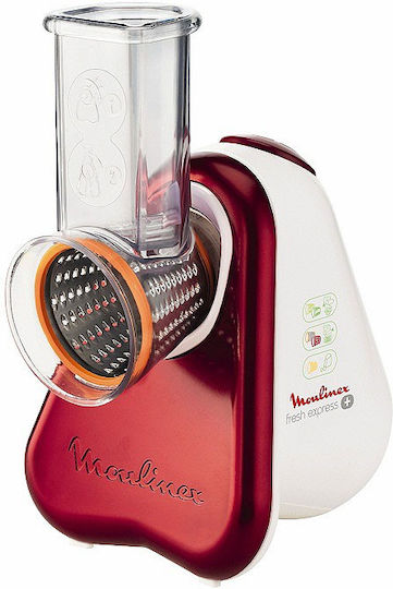 Moulinex Fresh Express Plus Κόφτης Λαχανικών / Φρούτων 200W Κόκκινος