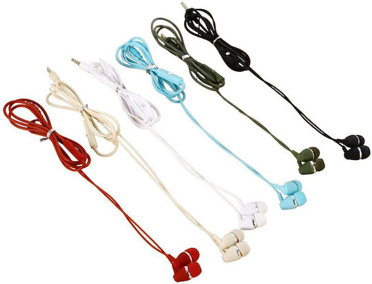 EV190 10τμχ In-ear Handsfree with 3.5mm Connector Multicolour