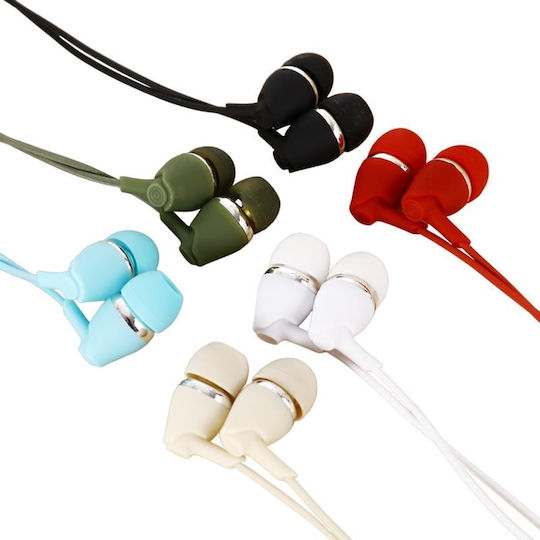 EV190 10τμχ In-ear Handsfree with 3.5mm Connector Multicolour