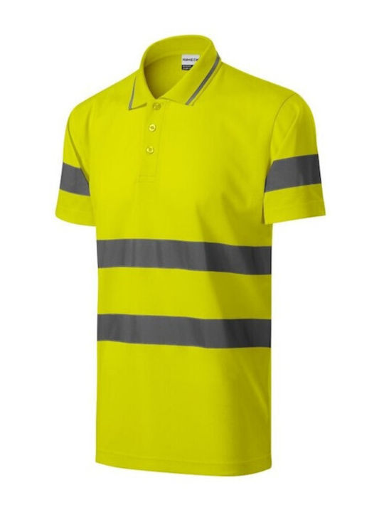 Rimeck Herren Polo-Arbeitshemd Gelb