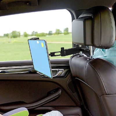 Mobile Phone Holder and Tablet Car with Adjustable Hooks Black