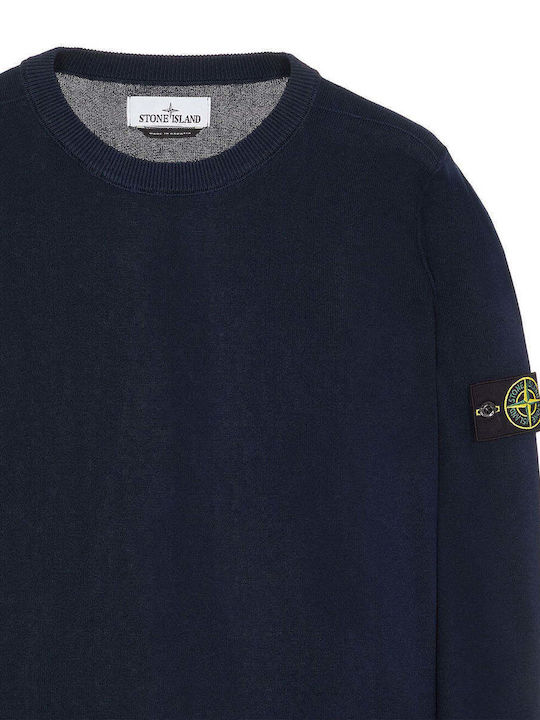 Stone Island Ανδρικό Πουλόβερ Μακρυμάνικο Navy Blue