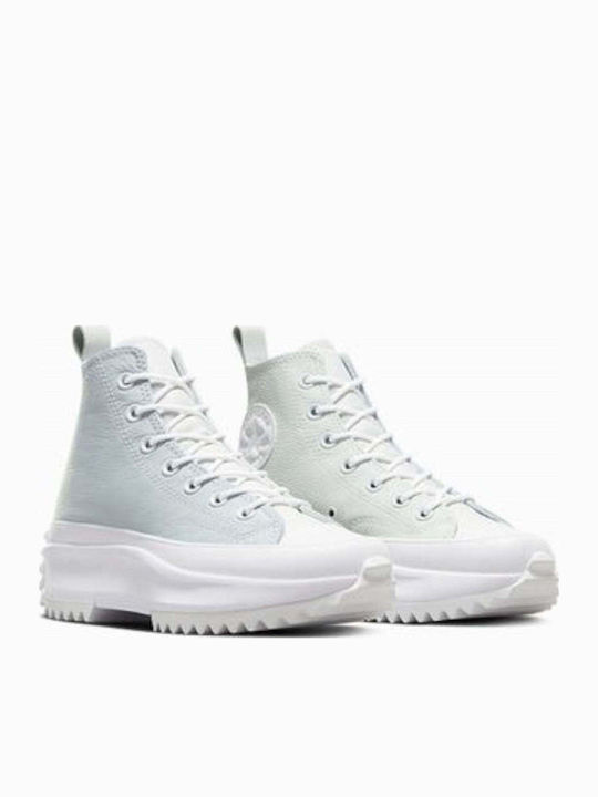Converse All Star Run Star Hike Utility Flatforms Sneakers White / Moonbathe / Ghosted