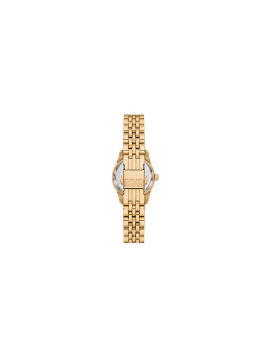 Michael Kors Lexington Uhr mit Gold Metallarmband