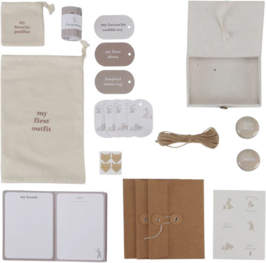 Little Dutch Memory Box Baby Bunny 19 Pieces