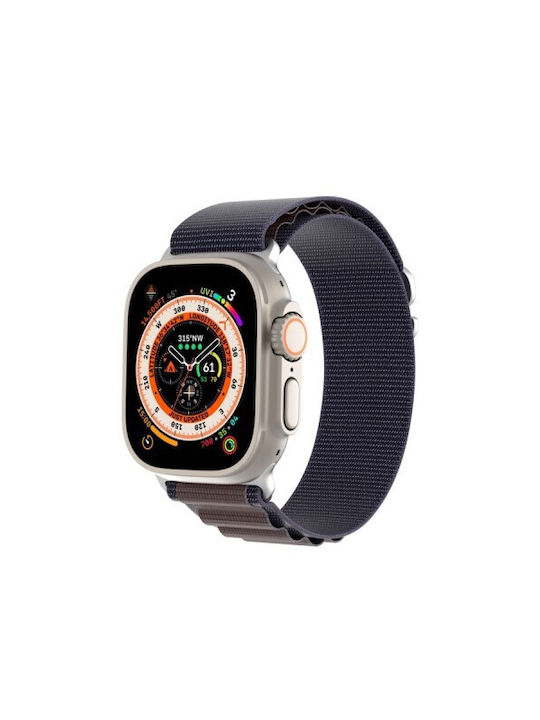 Dux Ducis Series Каишка Текстил Син (Apple Watch 44/45/49 мм (Apple))