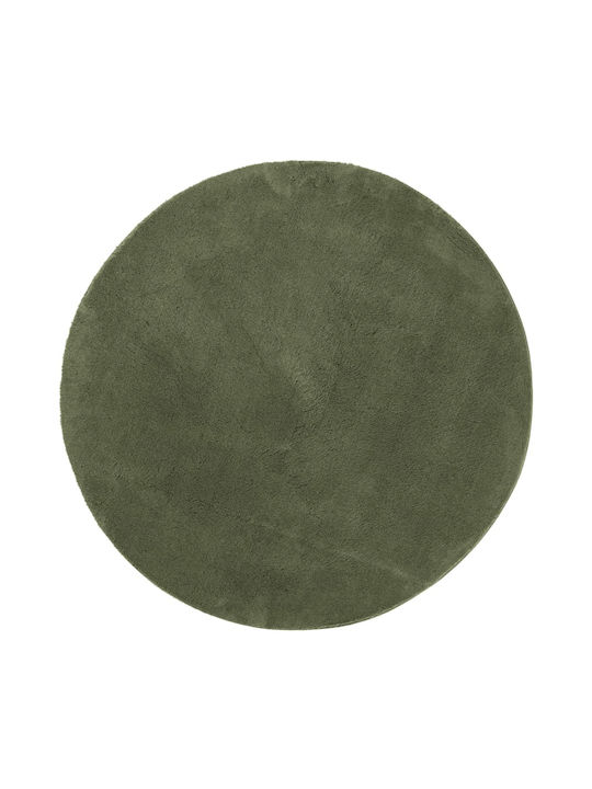 vidaXL Anti-slip Rug Round Cypress