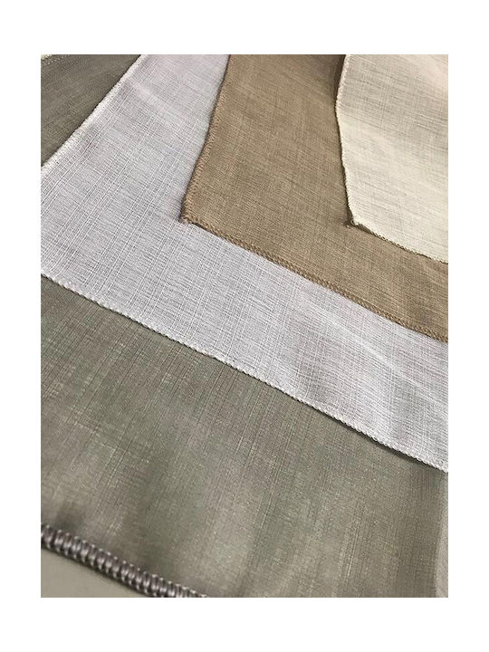 Sunshine Curtain with Pencil Pleat Ecru 300x280cm