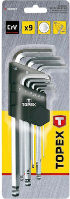 Topex Set 9 Allen Wrenches