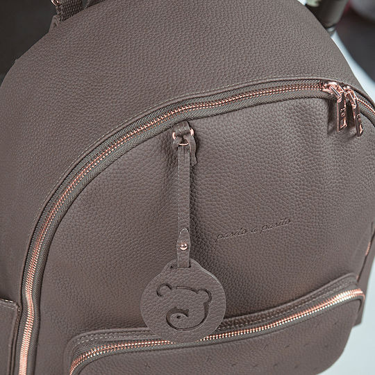 Pasito a Pasito Diaper Bag Brown 32x37x15cm.
