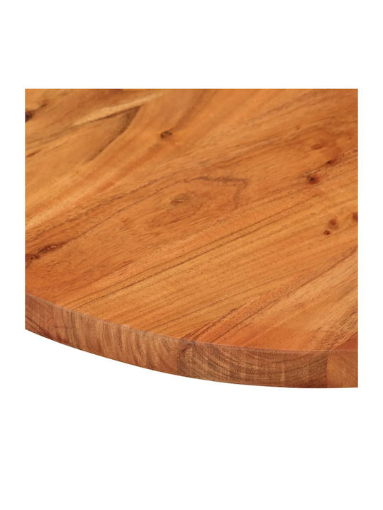 vidaXL Oval Table Surface made of Solid Wood Acacia 110x40x2.5cm 370085 1pcs