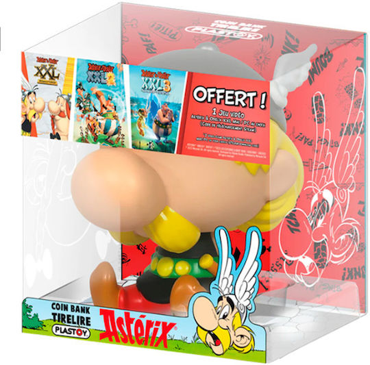 Plastoy Asterix Money Box Ceramic Multicolored 16.2x14.6x16cm