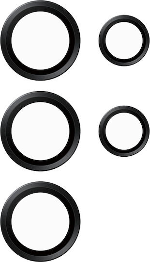 PanzerGlass Hoops Προστασία Κάμερας Tempered Glass Μαύρο για το Samsung Galaxy S24 Ultra
