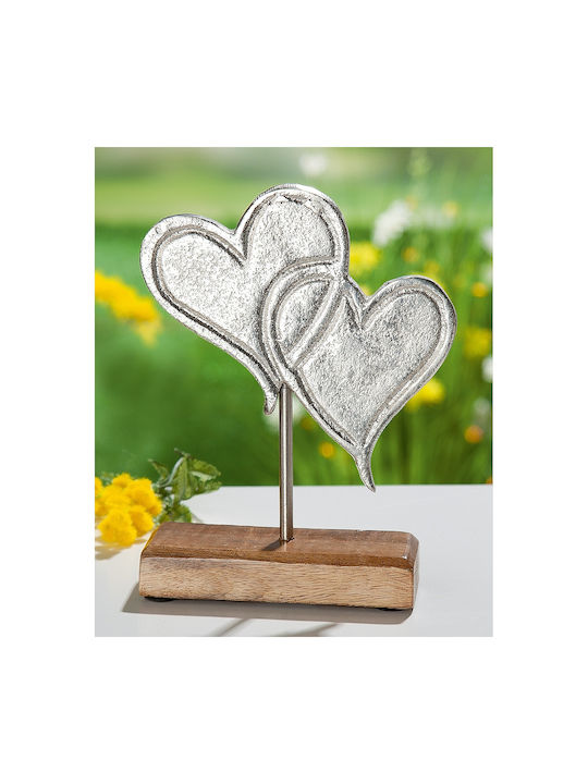 ArteLibre Decorative Heart made of Aluminum 5x10x17cm 1pcs