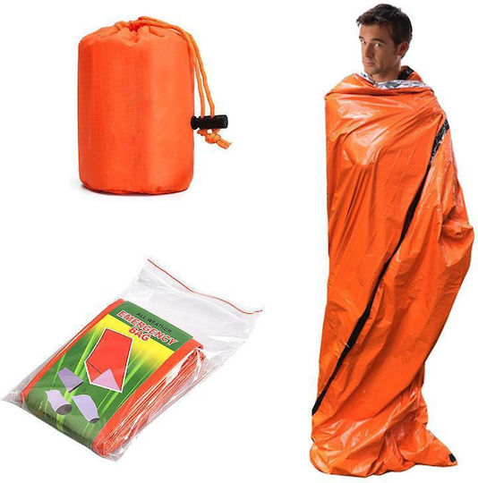Sleeping Bag Μονό Πορτοκαλί