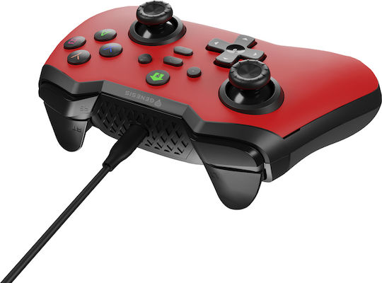 Genesis Mangan 300 Cu fir Gamepad pentru Android / PC / Switch Roșu