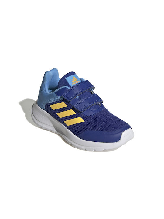 Adidas Αthletische Kinderschuhe Laufen Tensaur Run mit Klettverschluss Blau