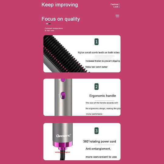 Qiaoyang Qiaoyang Electric Brush with Air for Straightening