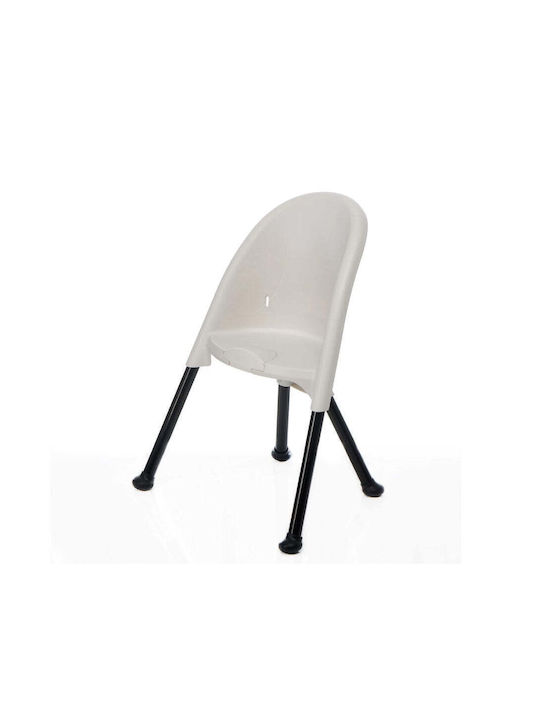 Vital Baby Klappbarer Baby Hochstuhl 2 in 1 mit Höhenverstellbar Weiß