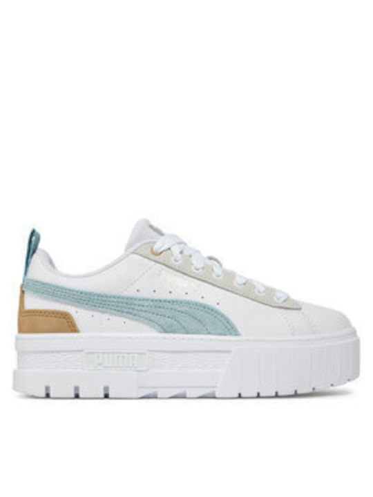 Puma Mayze Mix Γυναικεία Sneakers Λευκό