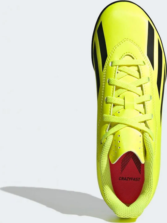 X Crazyfast Club Kids Turf Soccer Shoes Team Solar Yellow 2 / Core Black / Cloud White
