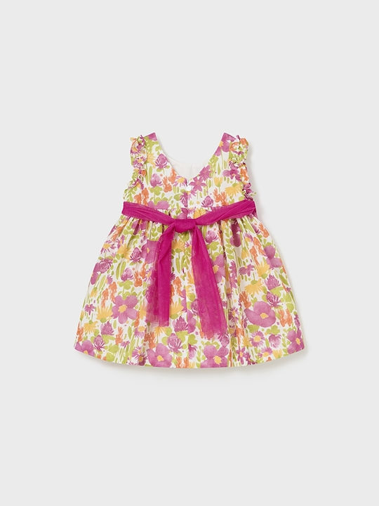 Mayoral Girls Dress Magenta