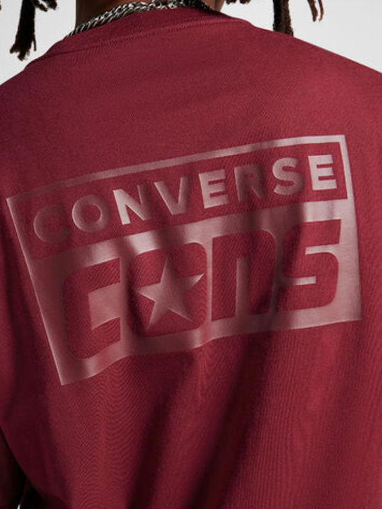 Converse T-shirt Bordeaux