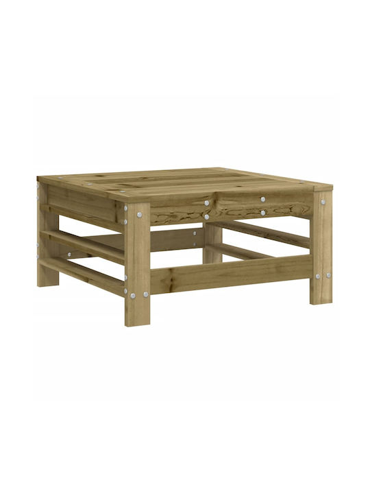 Wooden Garden Stool Cube Outdoor Pink 57.5x57.5x30cm