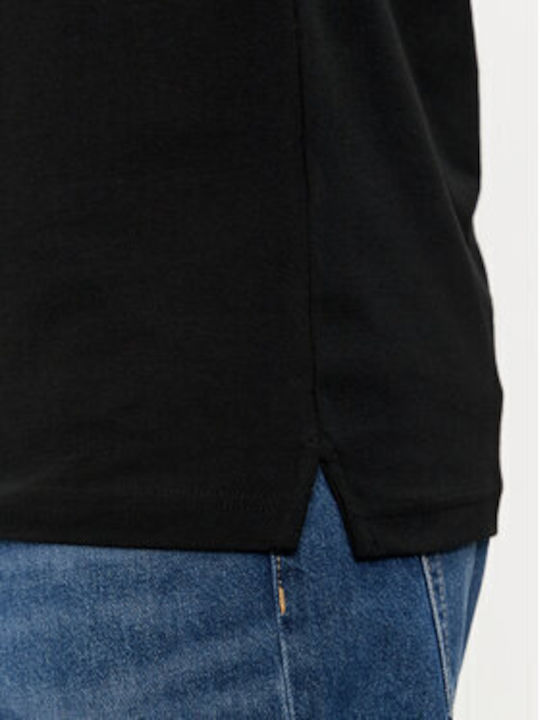 Guess K7o64 Bluza pentru bărbați cu mâneci scurte Polo BLACK