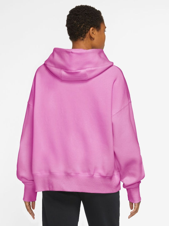 Nike Women's Hooded Fleece Sweatshirt Pink