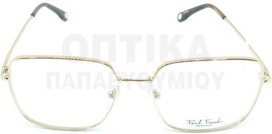 Paul Frank Weiblich Metallisch Brillenrahmen Gold 8196 3340