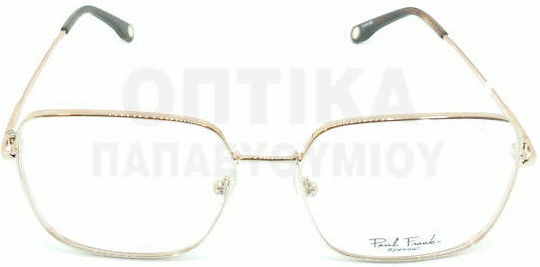 Paul Frank Weiblich Metallisch Brillenrahmen Gold 8196 3340