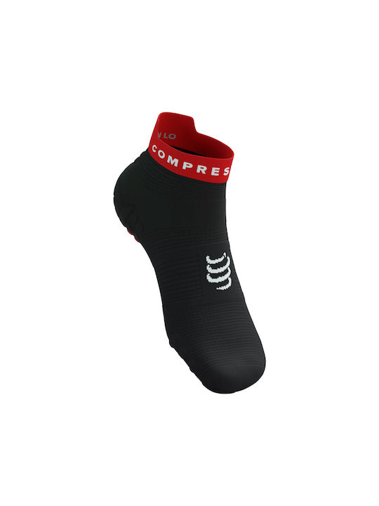 Compressport Pro Racing Socks V4.0 Running Κάλτσες Μαύρες 1 Ζεύγος