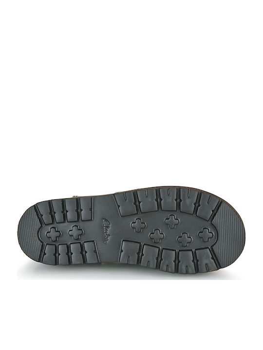 Orianna Twist Leder Flache Sandalen für Damen mit Riemen Flatforms in Schwarz Farbe