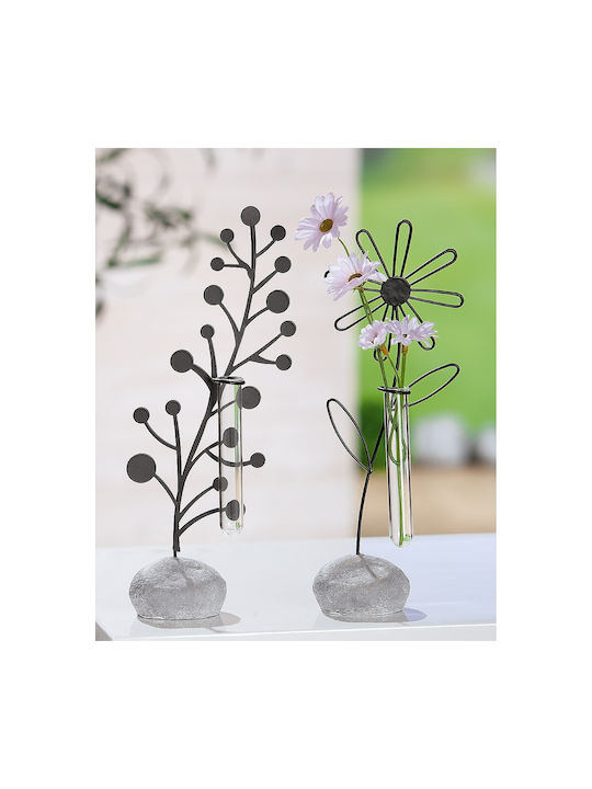 ArteLibre Dekorative Miniatur Metallisch 11x11x24cm