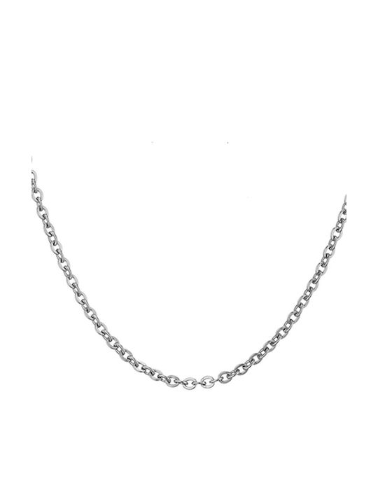 Verorama Chain Neck from Steel Thin Thickness 1.9mm and Length 55cm