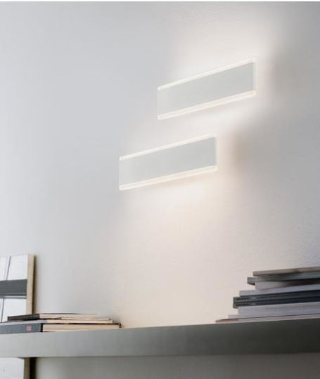 Zafferano Wall-Mounted Outdoor Lighting LED IP54 50.5x8x5.5cm
