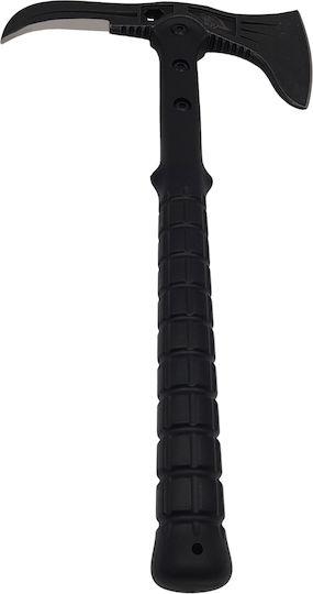 Topor de supraviețuire Adventure, Oțel inoxidabil, Negru, 41 Cm