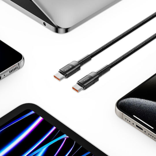 Tech-Protect Ultraboost Evo USB 2.0 Cable USB-C male - USB-C 100W PD Μαύρο 2m