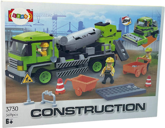 Lean Toys Τουβλάκια Concrete Roller για 6+ Ετών 369τμχ