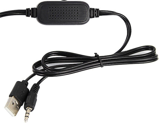 Esperanza EGS108 Ηχεία Υπολογιστή 2.0 με RGB Φωτισμό και Ισχύ 6W σε Μαύρο Χρώμα
