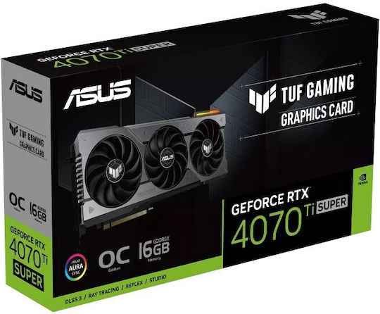 GeForce RTX 4070 Ti Super 16GB GDDR6X TUF Gaming OC Edition Κάρτα Γραφικών