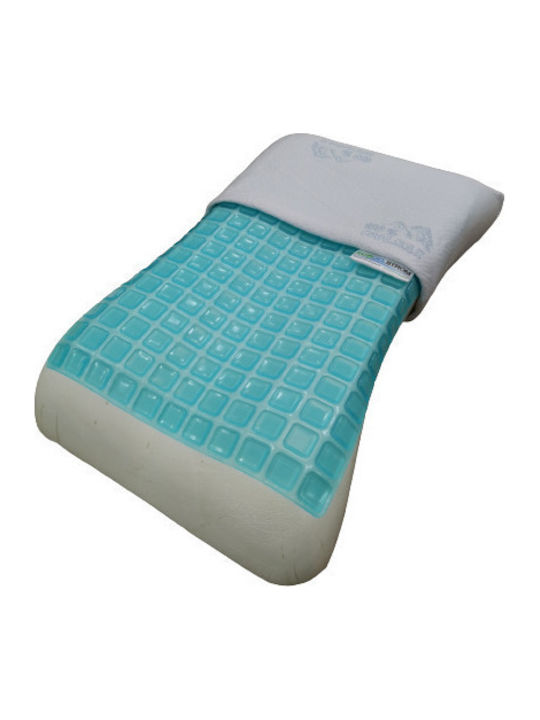 Ecogel Strom Cool Gel Deluxe Sleep Pillow Gel Anatomic Medium ST29873 41x69x9cm