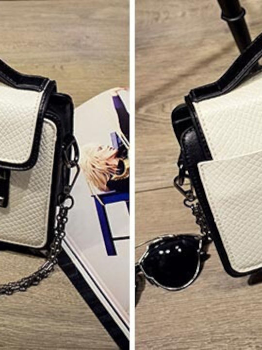 Damentasche Schultertasche Weiß