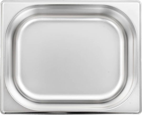 vidaXL Gastronorm-Behälter Edelstahl GN1/2 mit Tiefe 100mm
