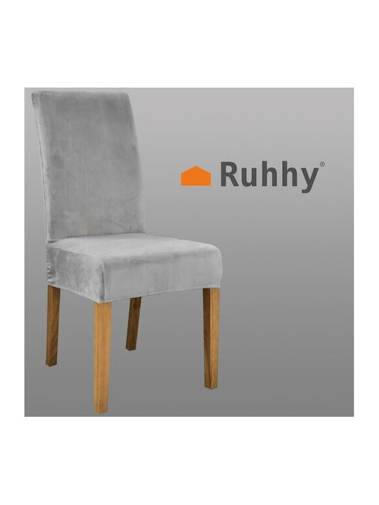 Ruhhy Elastic Cover for Chair Grey 1pcs