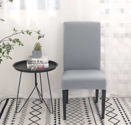 Ruhhy Elastic Cover for Chair Grey 1pcs