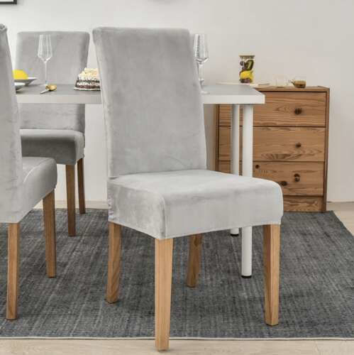 Ruhhy Elastic Cover for Chair Grey 1pcs