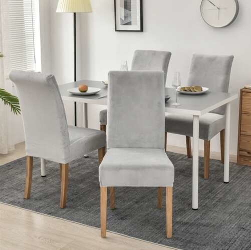 Ruhhy Elastic Cover for Chair Grey 1pcs