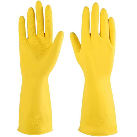 Elina Oven Gloves Latex Medium Yellow 1pcs